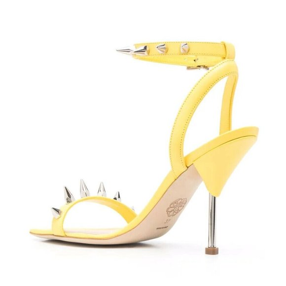 Alexander McQueen Spike Sandals Size 38.5 - Picture 4 of 4